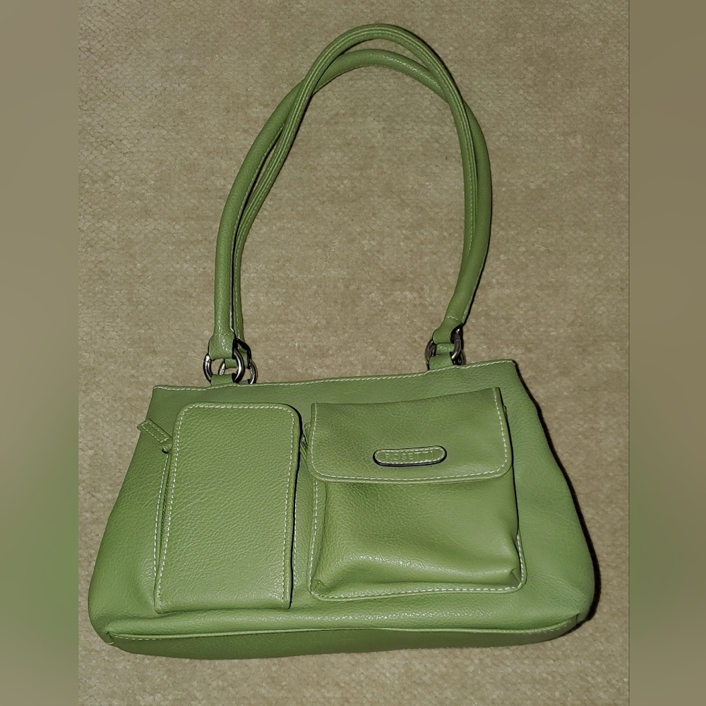 Rosetti Celery Green Leather Handbag